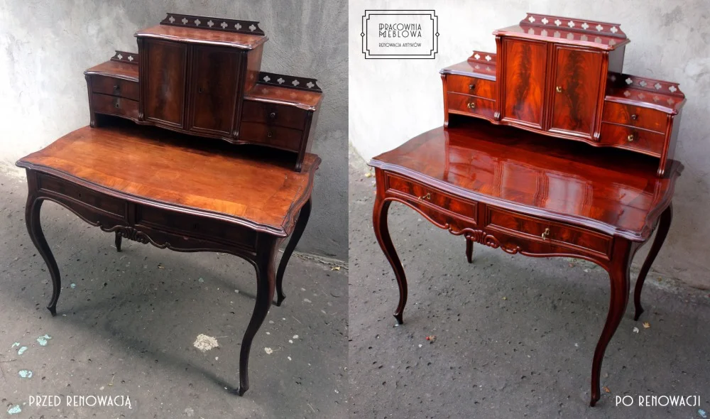 Renowacja sekretarzyków ludwikowskich Warszawa